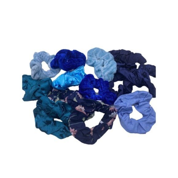 14pcs Hair Scrunchies Velvet Elastics Bobbles Ponytail Holder Hair Bands Scrunch - Picture 1 of 11